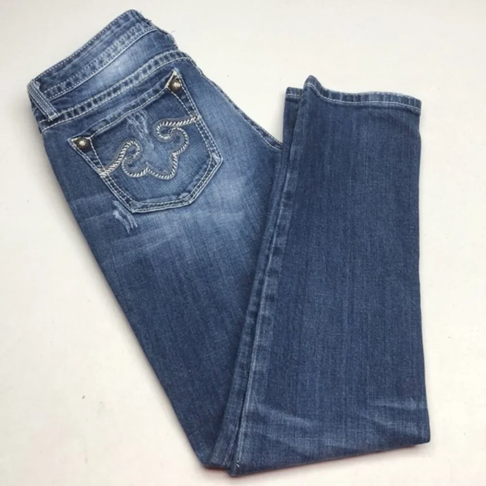 RE/ROCK PREMIUM STRAIGHT LEG JEANS 2/26x29 ⭐️